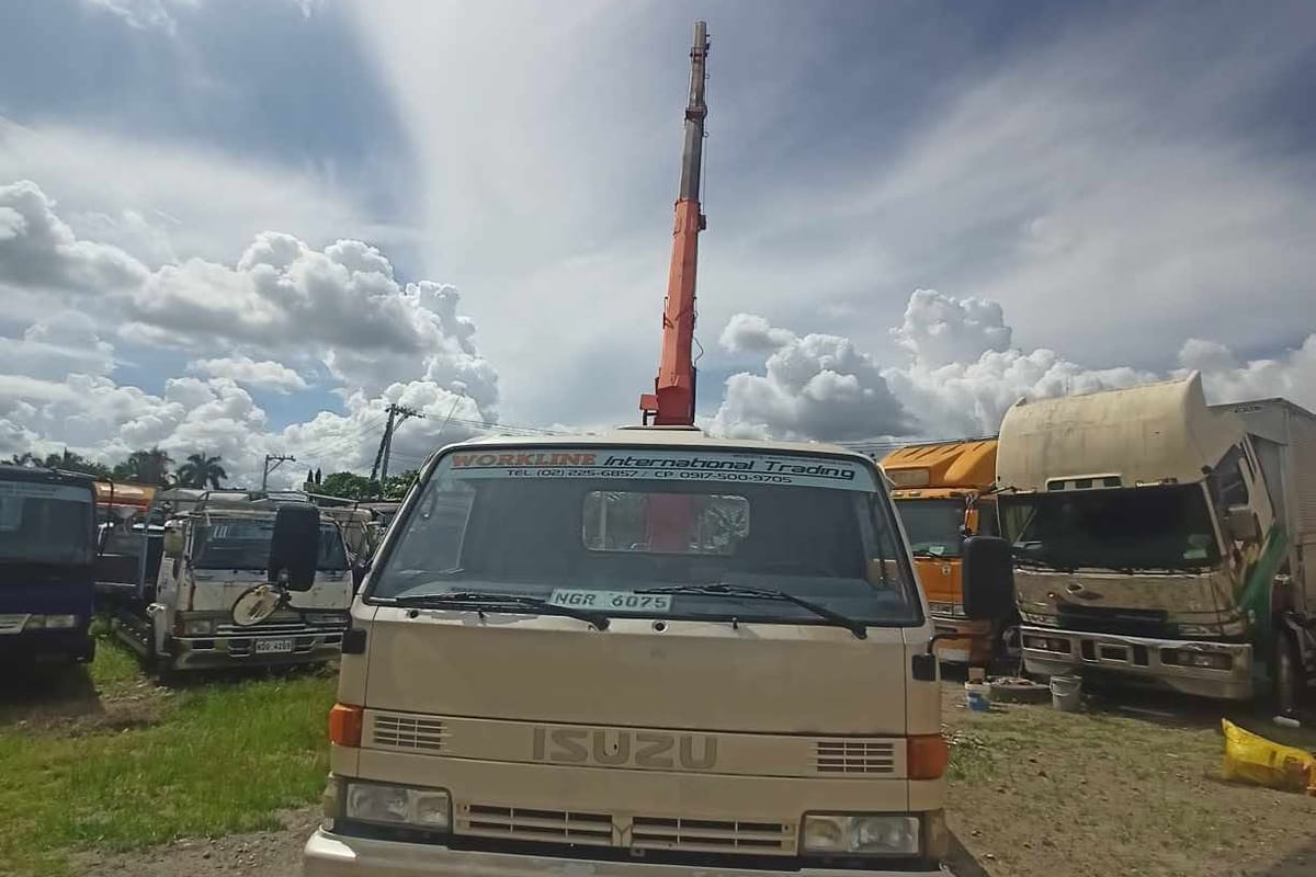 Isuzu Elf Dropside Truck W/ Crane 2019