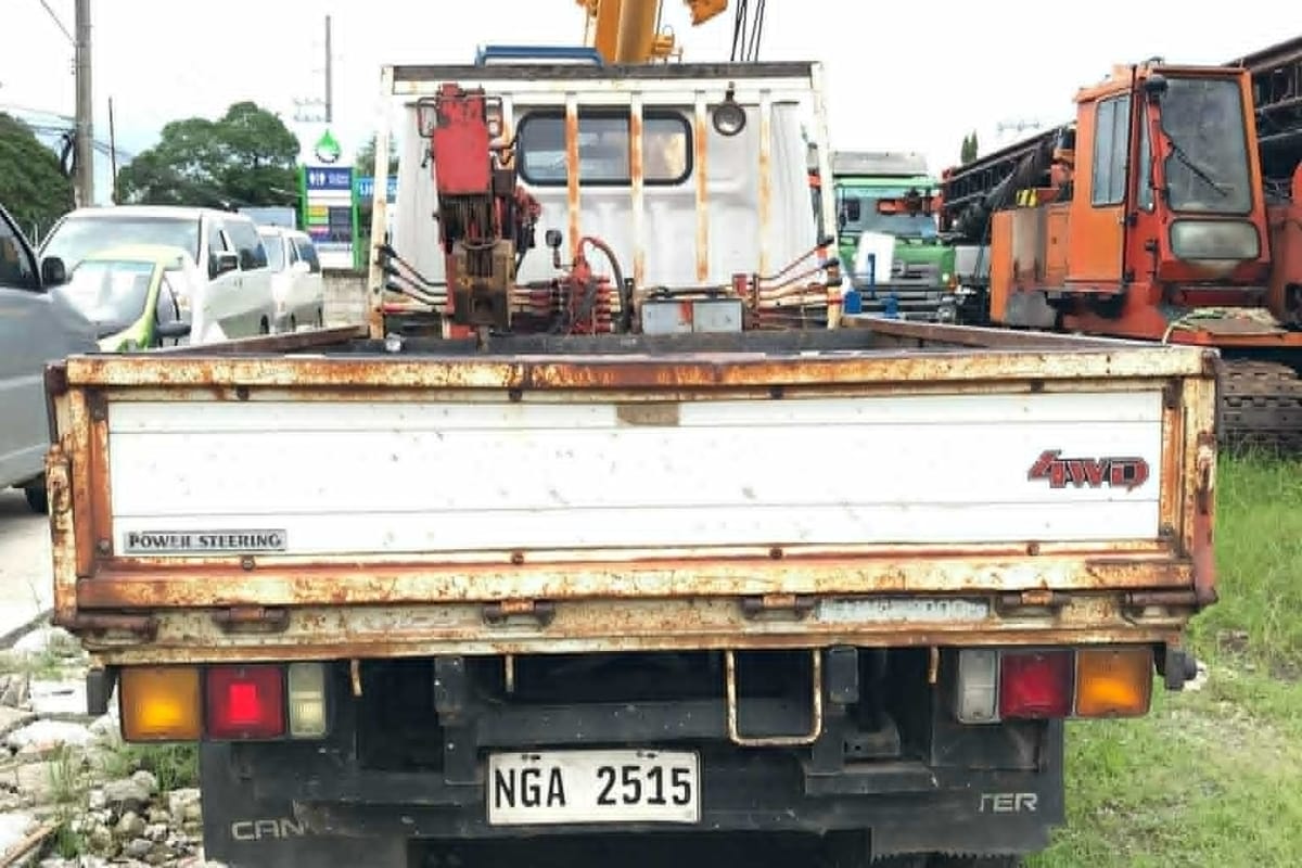 Mitsubishi Canter Dropside Truck With Crane 2TONS 2019