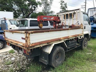 Mitsubishi Canter Dropside Truck With Crane 2TONS 2019